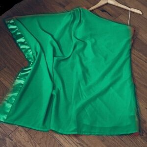 Venus One-Shoulder Drape Mini Dress